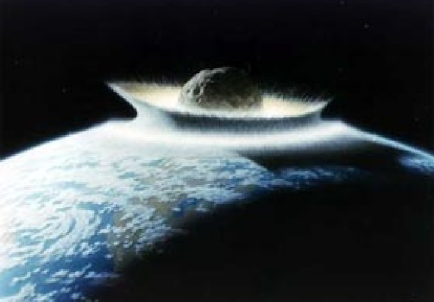 The Chicxulub asteroid impact (Image credit: NASA)