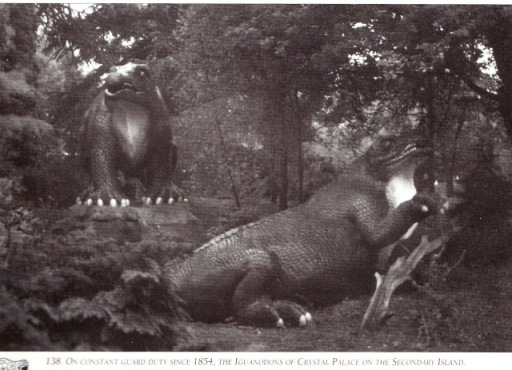 Benjamin Waterhouse Hawkins unveiled the first ever sculptures of Iguanodons.
